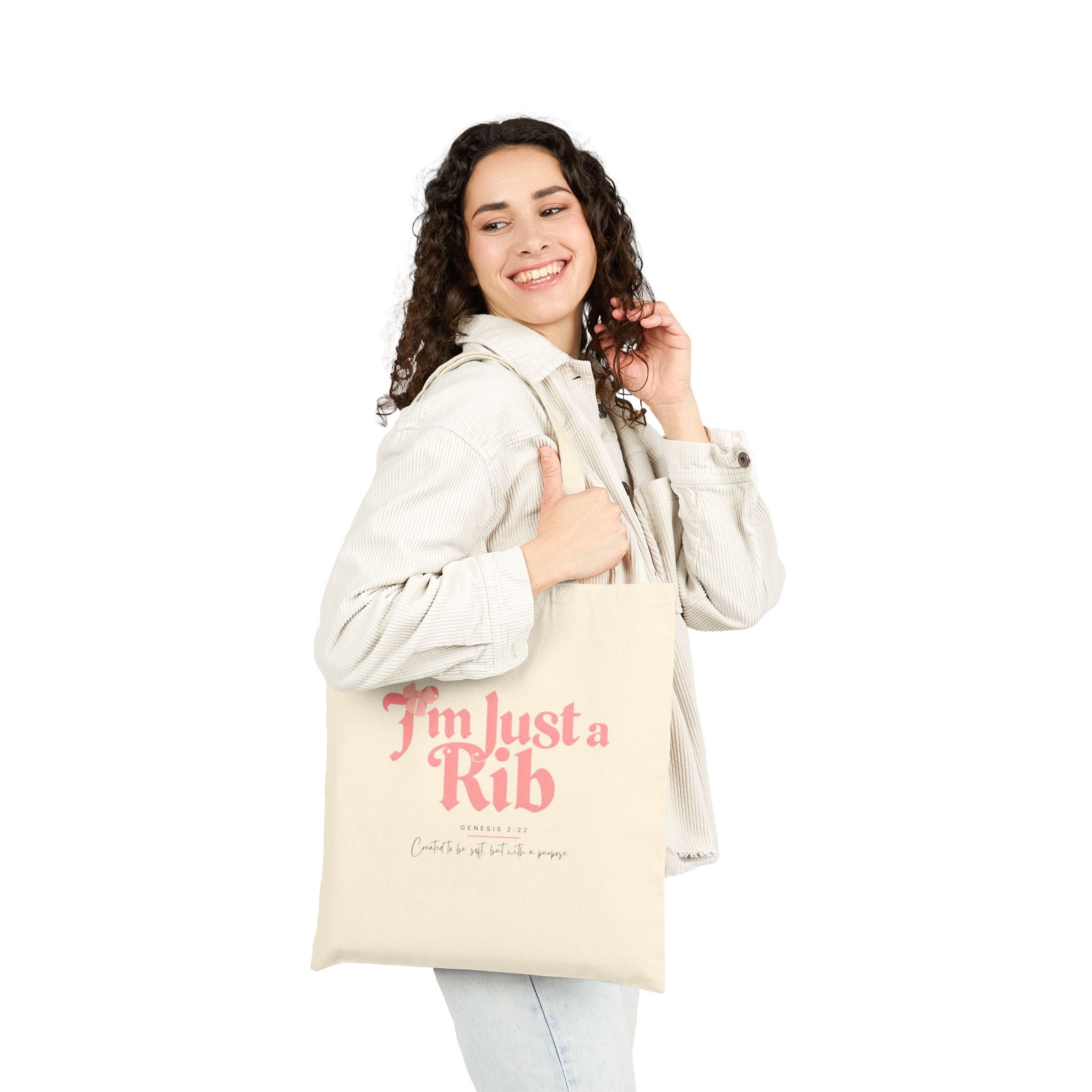 “I’m Just a Rib” — Canvas Tote Bag