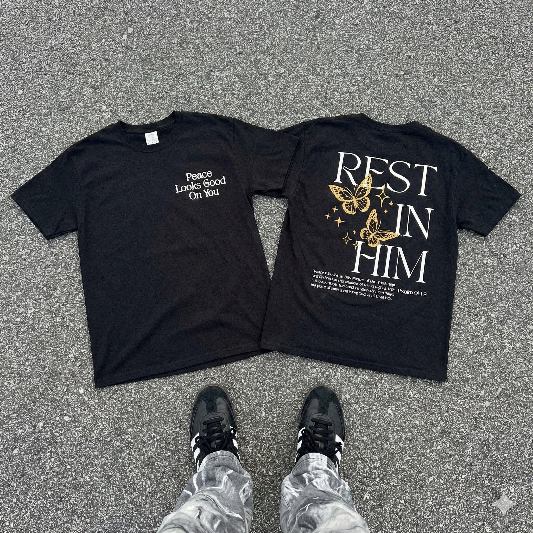 Rest in His Peace – BLACK Unisex Tee