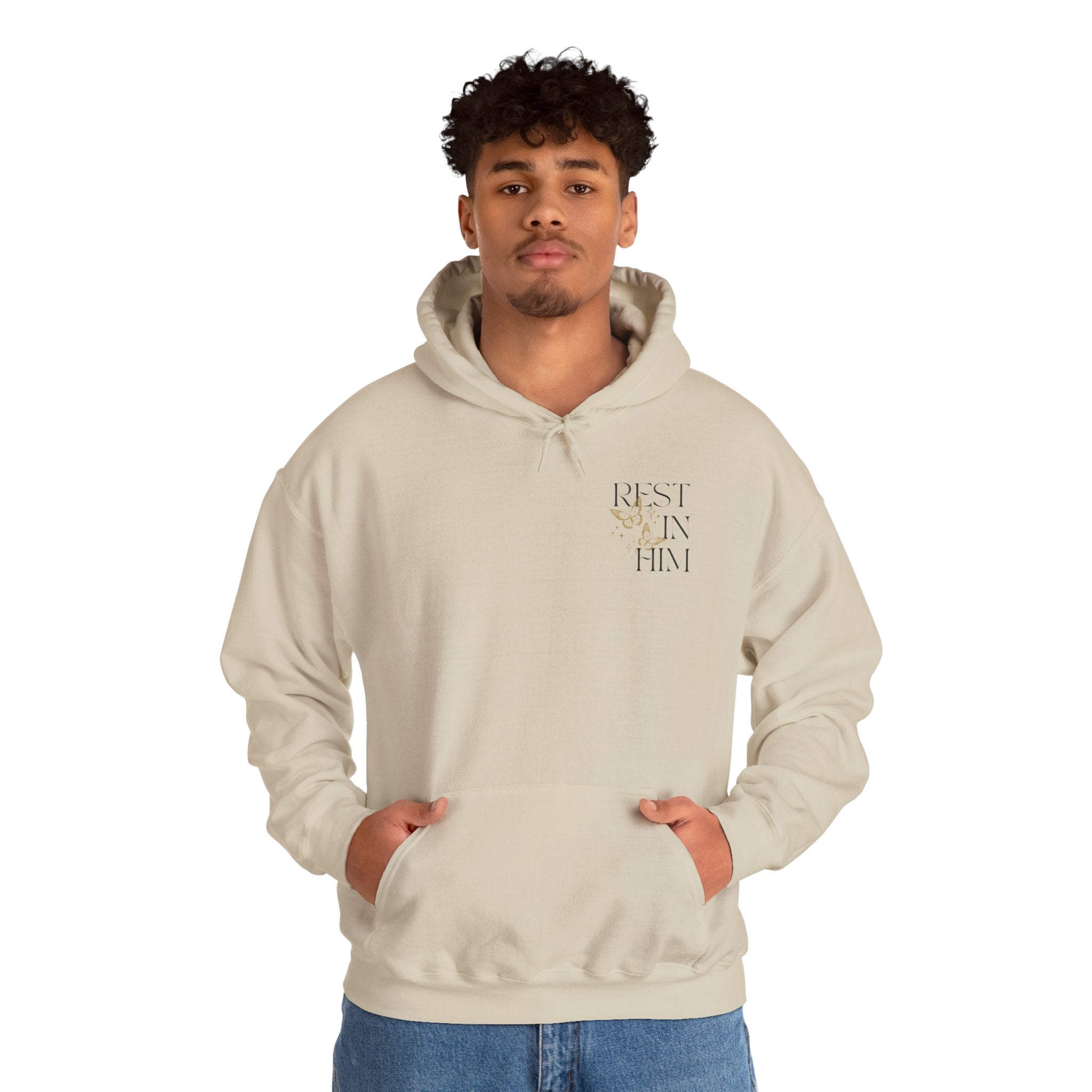 Faith Over Fear Unisex Heavyweight Hooded Sweatshirt