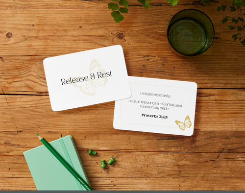 Release & Rest Affirmation Cards (SET OF 60)